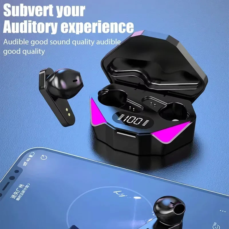 X15 TWS Bluetooth Gaming Earphones with Low Latency, Hi-Fi Audio, and Microphone