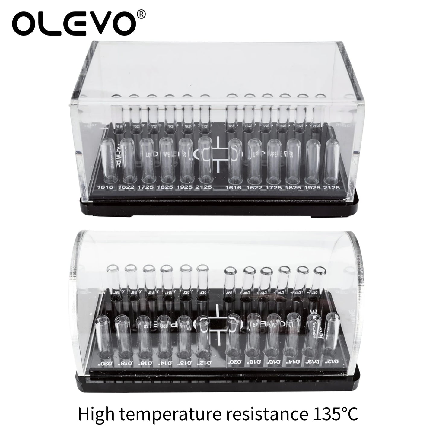 Dental Acrylic Organizer Holder for Orthodontic Round/Rectangular Arch wires Case Dispenser for Sorting Placing Arch Wires