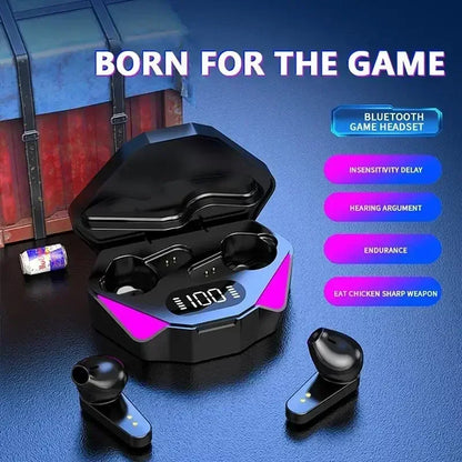 X15 TWS Bluetooth Gaming Earphones with Low Latency, Hi-Fi Audio, and Microphone