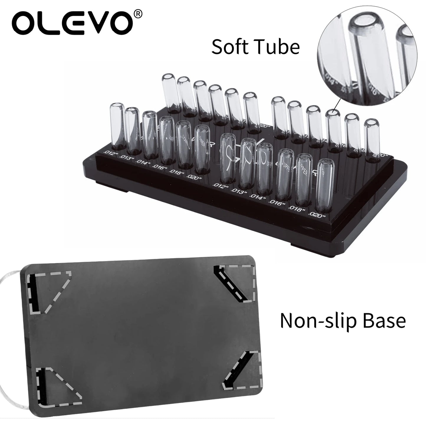 Dental Acrylic Organizer Holder for Orthodontic Round/Rectangular Arch wires Case Dispenser for Sorting Placing Arch Wires
