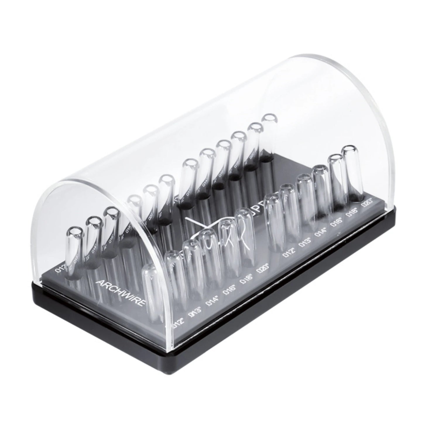 Dental Acrylic Organizer Holder for Orthodontic Round/Rectangular Arch wires Case Dispenser for Sorting Placing Arch Wires